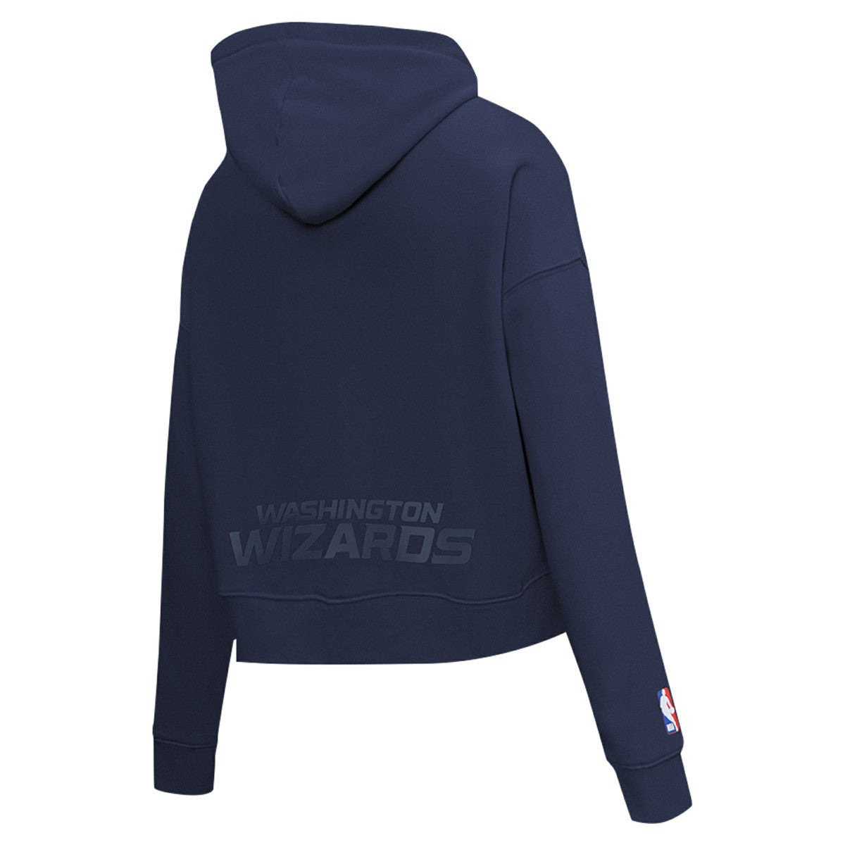 Washington Wizards Pro Standard Women's Jewels Cropped Pullover Hoodie Navy