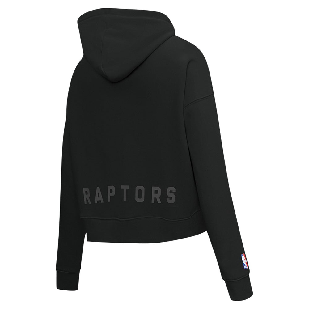 Toronto Raptors Pro Standard Women's Jewels Cropped Pullover Hoodie Black