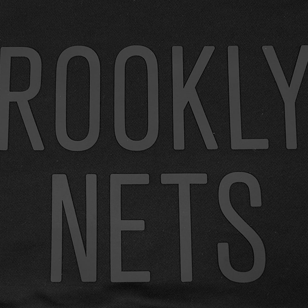 Brooklyn Nets Pro Standard Women's Jewels Cropped Pullover Hoodie Black