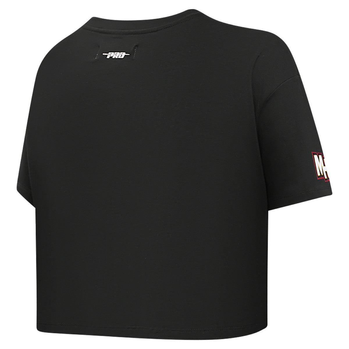 Miami Heat Pro Standard Women's Jewels Boxy Cropped T-Shirt Black