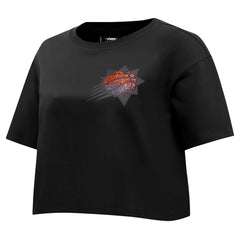 Phoenix Suns Pro Standard Women's Jewels Boxy Cropped T-Shirt Black