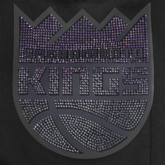 Sacramento Kings Pro Standard Women's Jewels Boxy Cropped T-Shirt Black