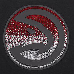 Atlanta Hawks Pro Standard Women's Jewels Boxy Cropped T-Shirt Black