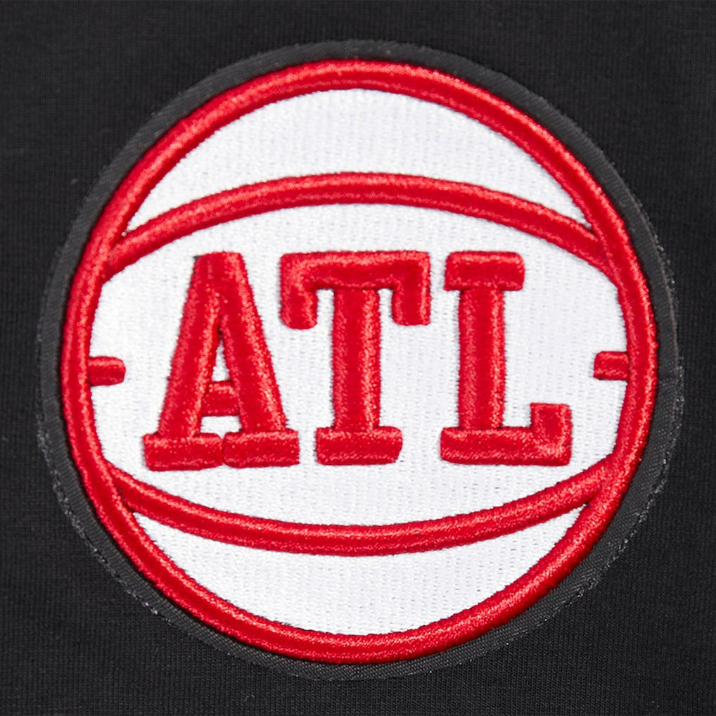 Atlanta Hawks Pro Standard Women's Jewels Boxy Cropped T-Shirt Black
