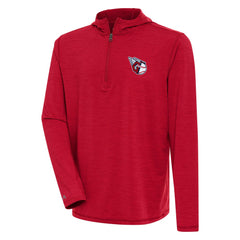 Cleveland Guardians Antigua Tidy Quarter-Zip Hoodie - Heather Red - MLB on Sale