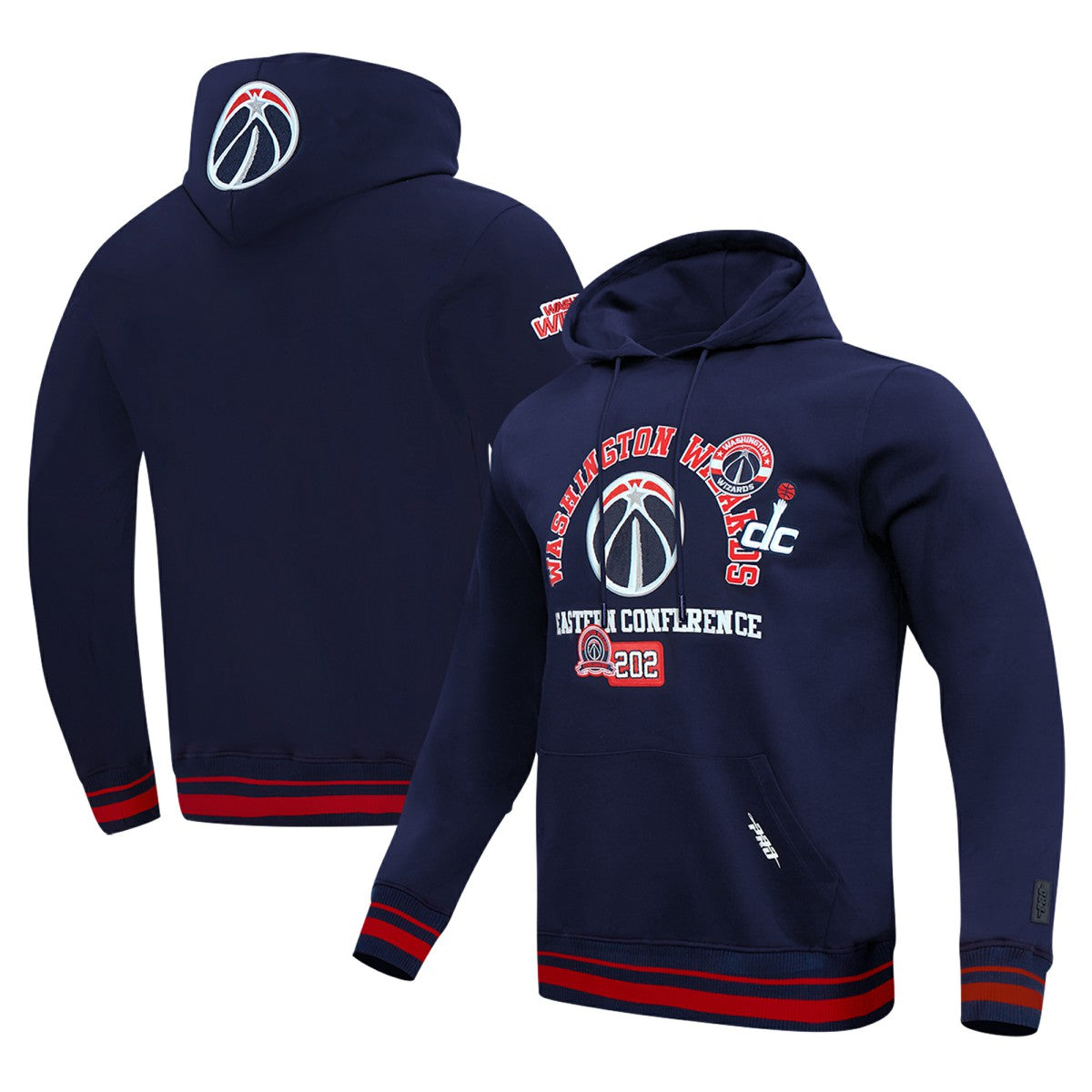 Washington Wizards Pro Standard Area Code Pullover Hoodie Navy