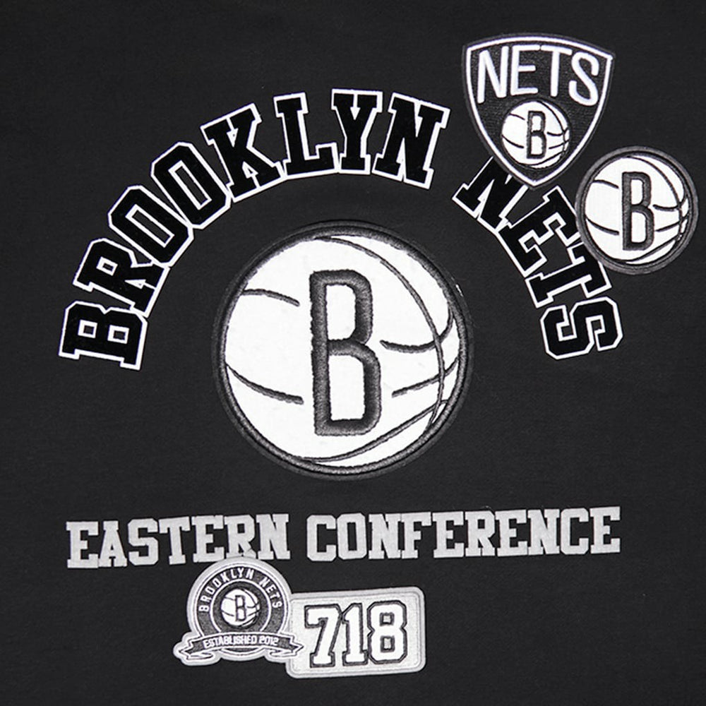 Brooklyn Nets Pro Standard Area Code Pullover Hoodie Black