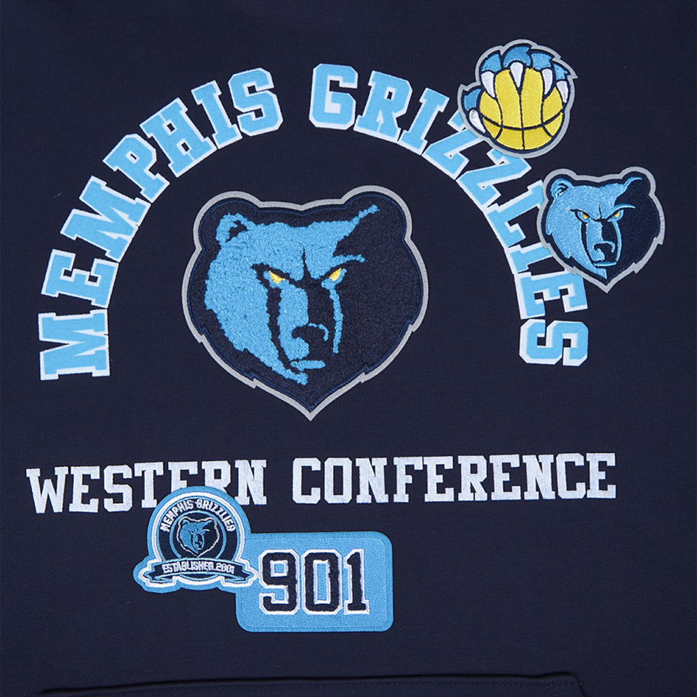 Memphis Grizzlies Pro Standard Area Code Pullover Hoodie Navy