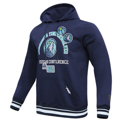 Minnesota Timberwolves Pro Standard Area Code Pullover Hoodie Navy