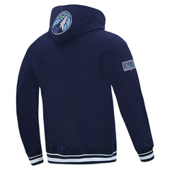 Minnesota Timberwolves Pro Standard Area Code Pullover Hoodie Navy