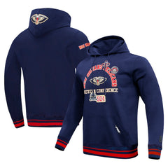 New Orleans Pelicans Pro Standard Area Code Pullover Hoodie Navy