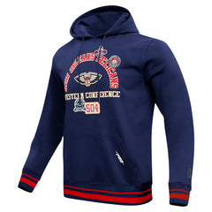 New Orleans Pelicans Pro Standard Area Code Pullover Hoodie Navy