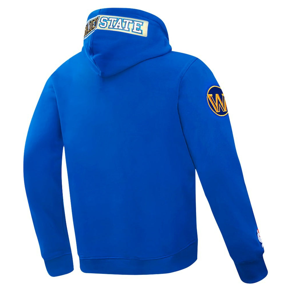 Golden State Warriors Pro Standard Split Logo Pullover Hoodie Royal