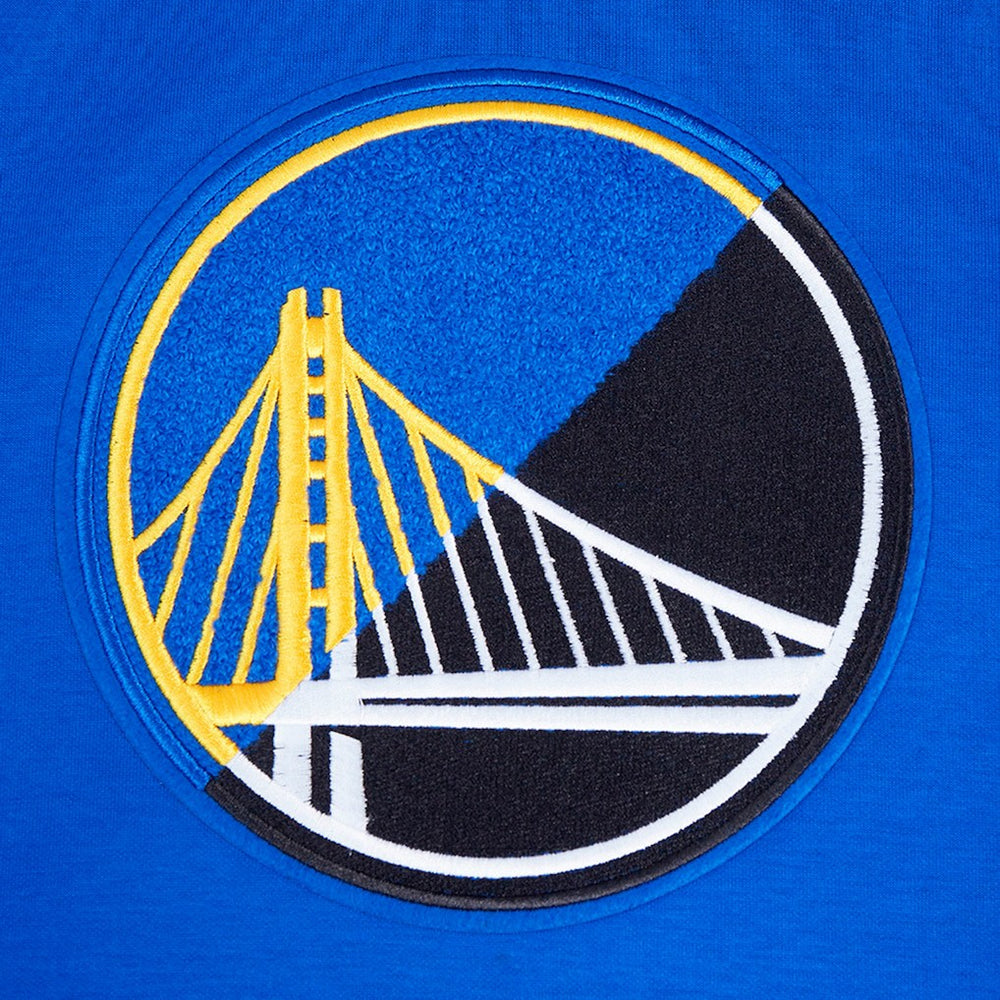 Golden State Warriors Pro Standard Split Logo Pullover Hoodie Royal