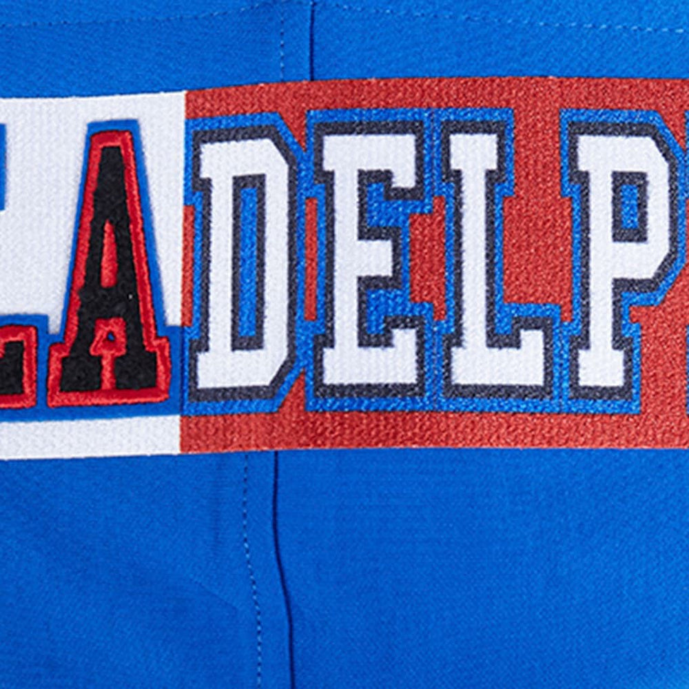 Philadelphia 76ers Pro Standard Split Logo Pullover Hoodie Royal