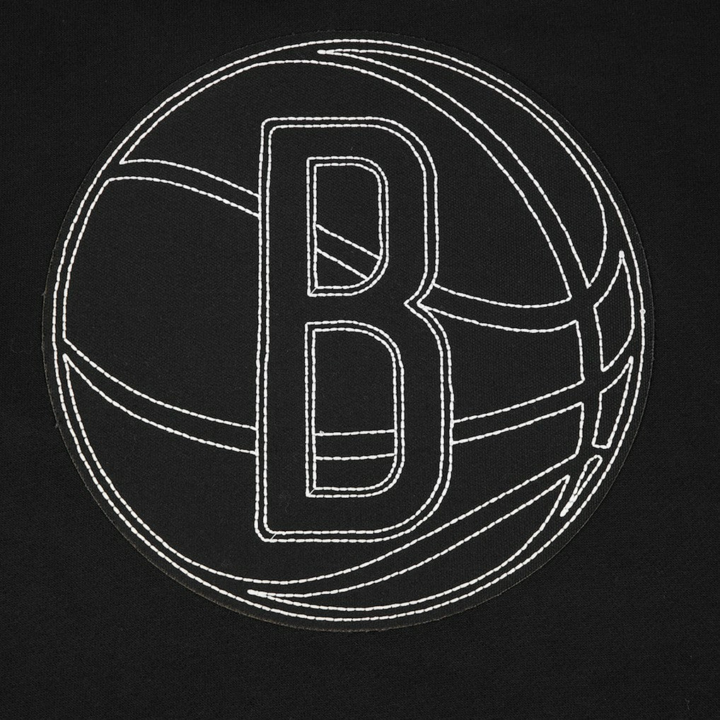 Brooklyn Nets Pro Standard Paint the City Drop Shoulder Sweatshirt Black
