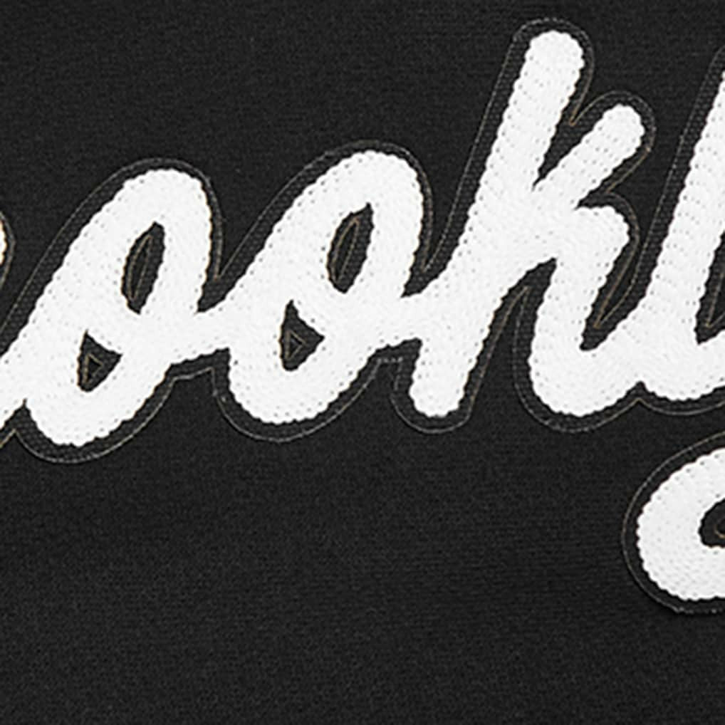 Brooklyn Nets Pro Standard Paint the City Drop Shoulder Sweatshirt Black