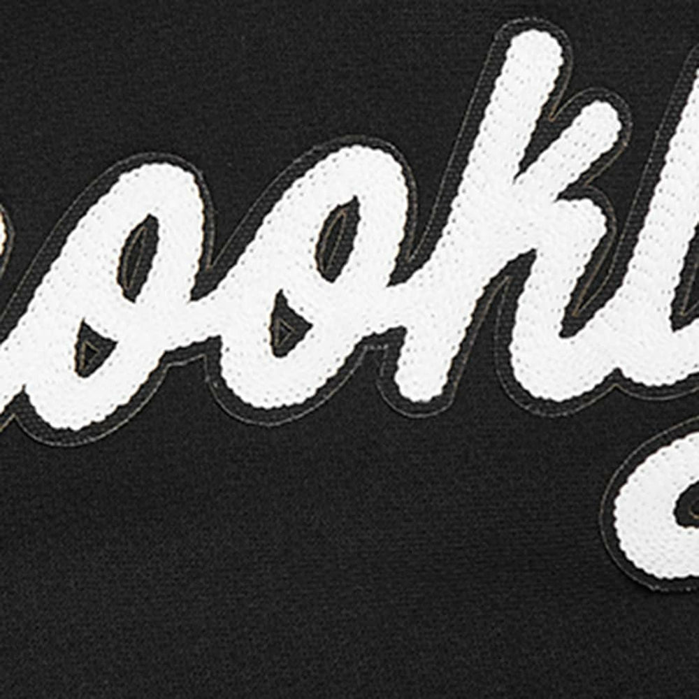 Brooklyn Nets Pro Standard Paint the City Drop Shoulder Sweatshirt Black