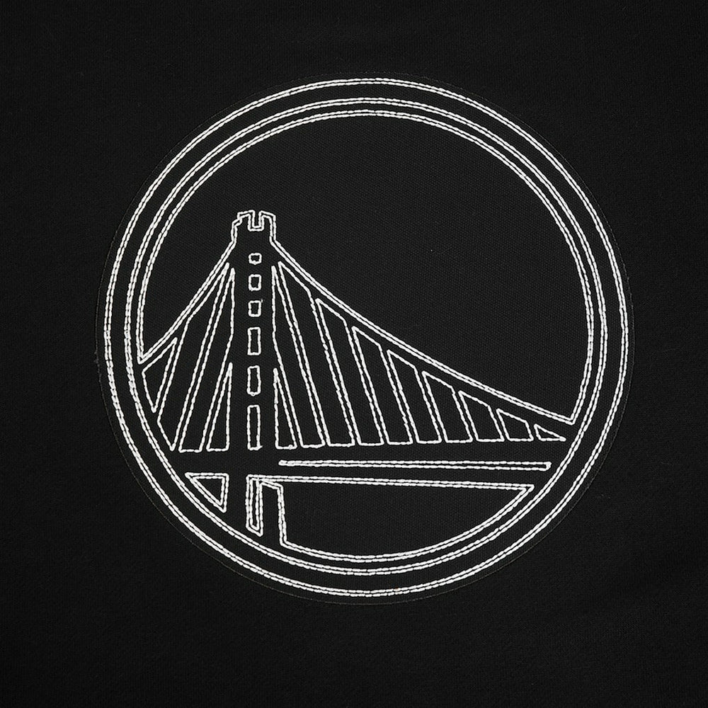 Golden State Warriors Pro Standard Paint the City Drop Shoulder Sweatshirt Black