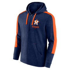 Houston Astros Fanatics Gains Fleece Full-Zip Hoodie - Heather Navy - Fanatics on Sale