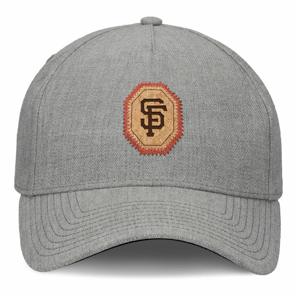 San Francisco Giants Fanatics Signature Elements Cork Patch A-Frame Adjustable Hat - Gray - Fanatics Lifestyle