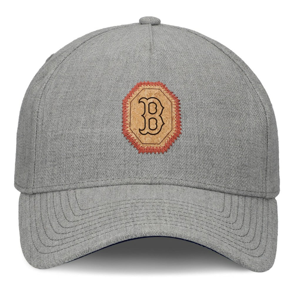 Boston Red Sox Fanatics Signature Elements Cork Patch A-Frame Adjustable Hat - Gray - Fanatics Discount