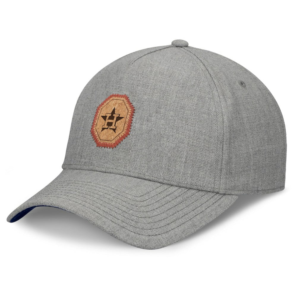 Houston Astros Fanatics Signature Elements Cork Patch A-Frame Adjustable Hat - Gray - Fanatics Online