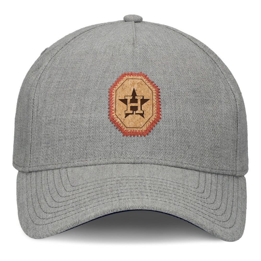 Houston Astros Fanatics Signature Elements Cork Patch A-Frame Adjustable Hat - Gray - Fanatics Online