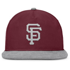 San Francisco Giants Fanatics Front Office Snapback Hat - Wine - Fanatics Lifestyle