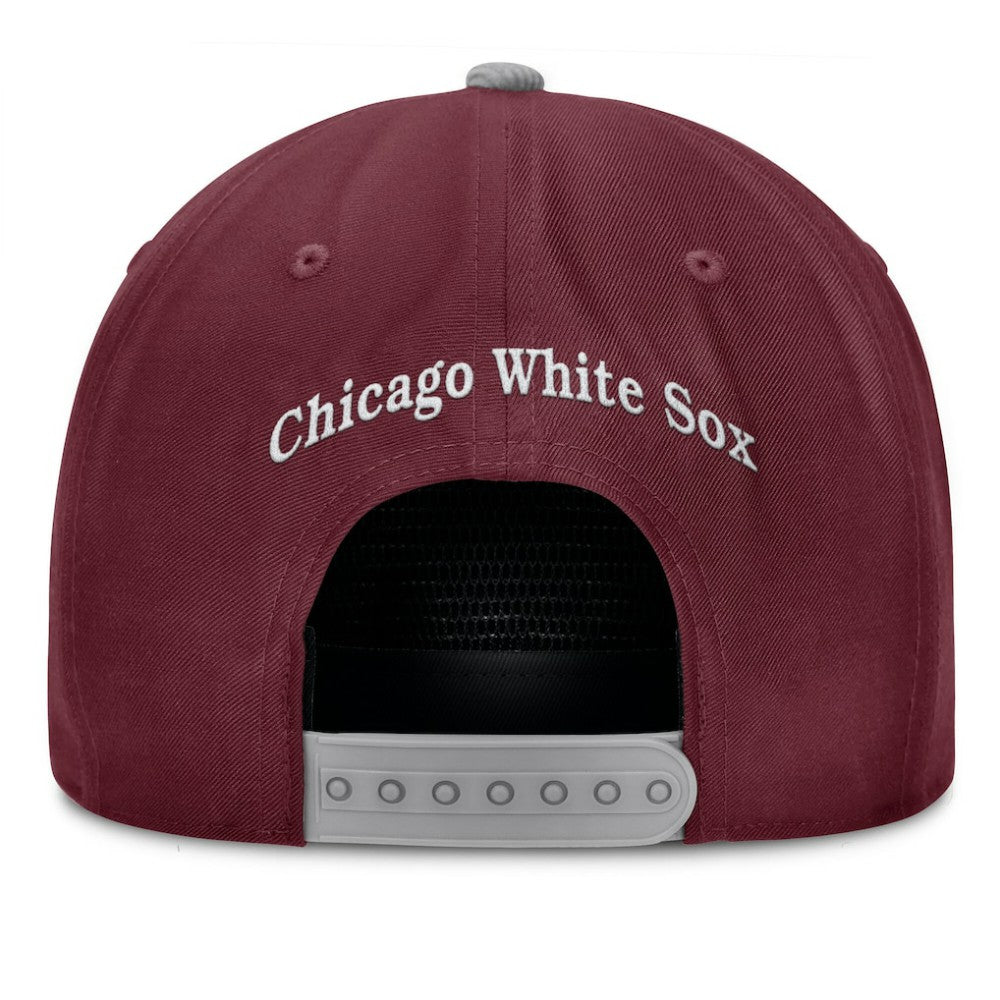 Chicago White Sox Fanatics Front Office Snapback Hat - Wine - Fanatics Sale