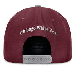 Chicago White Sox Fanatics Front Office Snapback Hat - Wine - Fanatics Sale