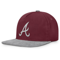Atlanta Braves Fanatics Front Office Snapback Hat - Wine - Fanatics Sale