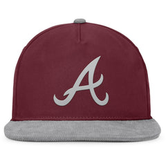 Atlanta Braves Fanatics Front Office Snapback Hat - Wine - Fanatics Sale