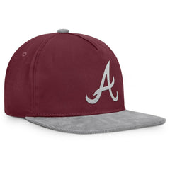 Atlanta Braves Fanatics Front Office Snapback Hat - Wine - Fanatics Sale
