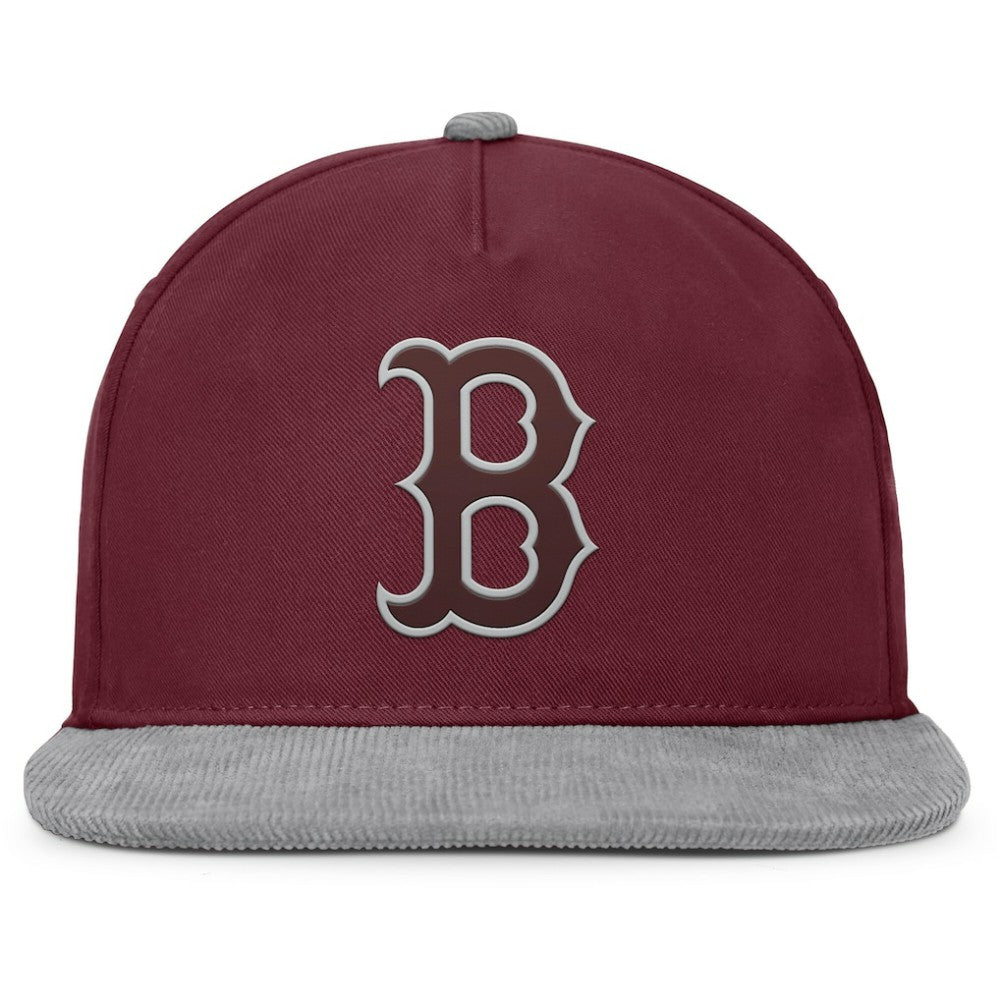 Boston Red Sox Fanatics Front Office Snapback Hat - Wine - Fanatics on Sale