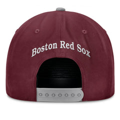 Boston Red Sox Fanatics Front Office Snapback Hat - Wine - Fanatics on Sale
