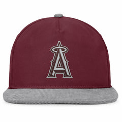 Los Angeles Angels Fanatics Front Office Snapback Hat - Wine - Fanatics Online