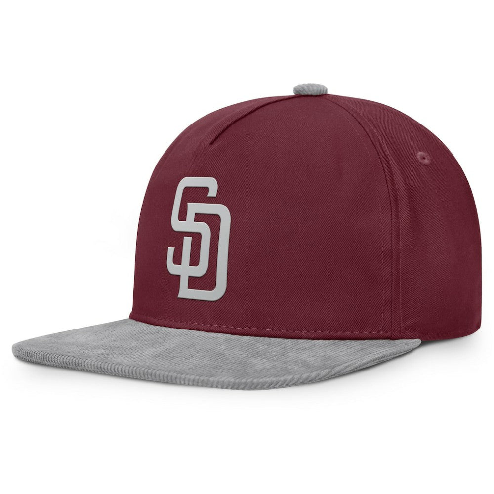 San Diego Padres Fanatics Front Office Snapback Hat - Wine - Fanatics Sale