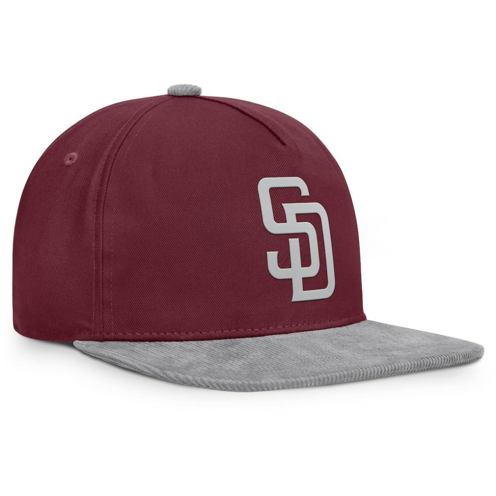 San Diego Padres Fanatics Front Office Snapback Hat - Wine - Fanatics Sale