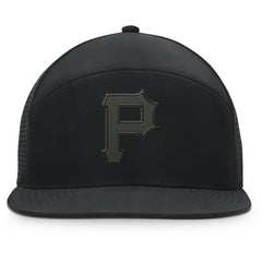 Pittsburgh Pirates Fanatics Horizon Snapback Hat - Black - Fanatics Sale
