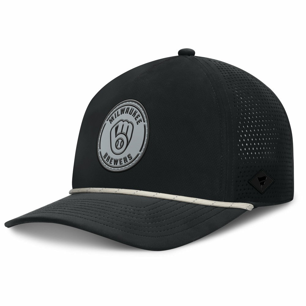 Milwaukee Brewers Fanatics Signature A-Frame Adjustable Hat - Black - Fanatics on Sale