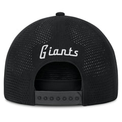 San Francisco Giants Fanatics Signature A-Frame Adjustable Hat - Black - Fanatics Discount