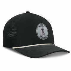 Los Angeles Angels Fanatics Front Office Performance A-Frame Adjustable Hat - Black - Fanatics Lifestyle