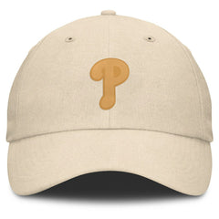 Philadelphia Phillies Fanatics Front Office Leather Patch Adjustable Hat - Cream - Fanatics Lifestyle