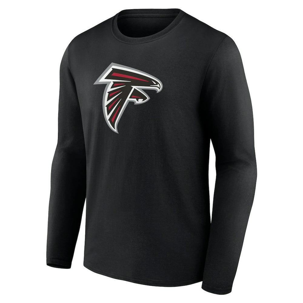 Atlanta Falcons Primary Logo Long Sleeve T-Shirt Black