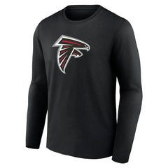 Atlanta Falcons Primary Logo Long Sleeve T-Shirt Black