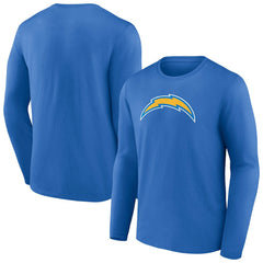 Los Angeles Chargers Primary Logo Long Sleeve T-Shirt Powder Blue