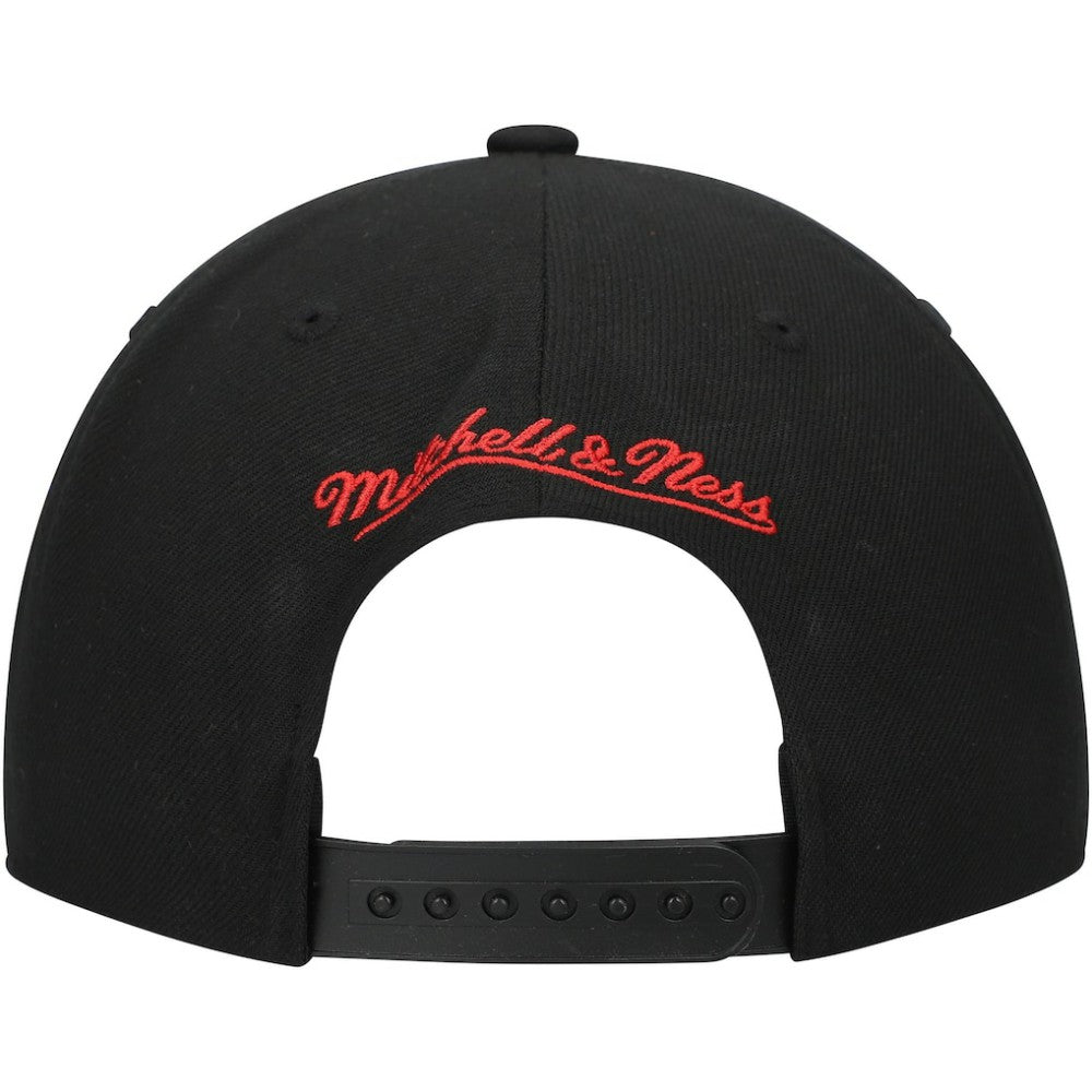New York Rangers Mitchell & Ness Core Team Script 2.0 Snapback Hat - Black - NHL 201212967