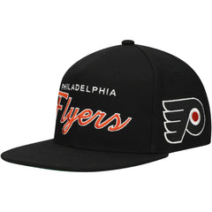 Philadelphia Flyers Mitchell & Ness Core Team Script 2.0 Snapback Hat - Black - NHL 201212969