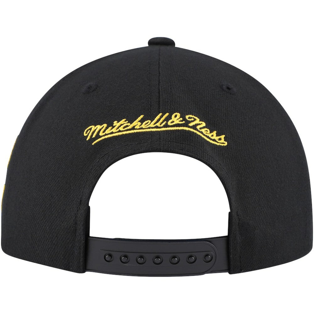 Calgary Flames Mitchell & Ness Core Team Script 2.0 Snapback Hat - Black - NHL 201212979